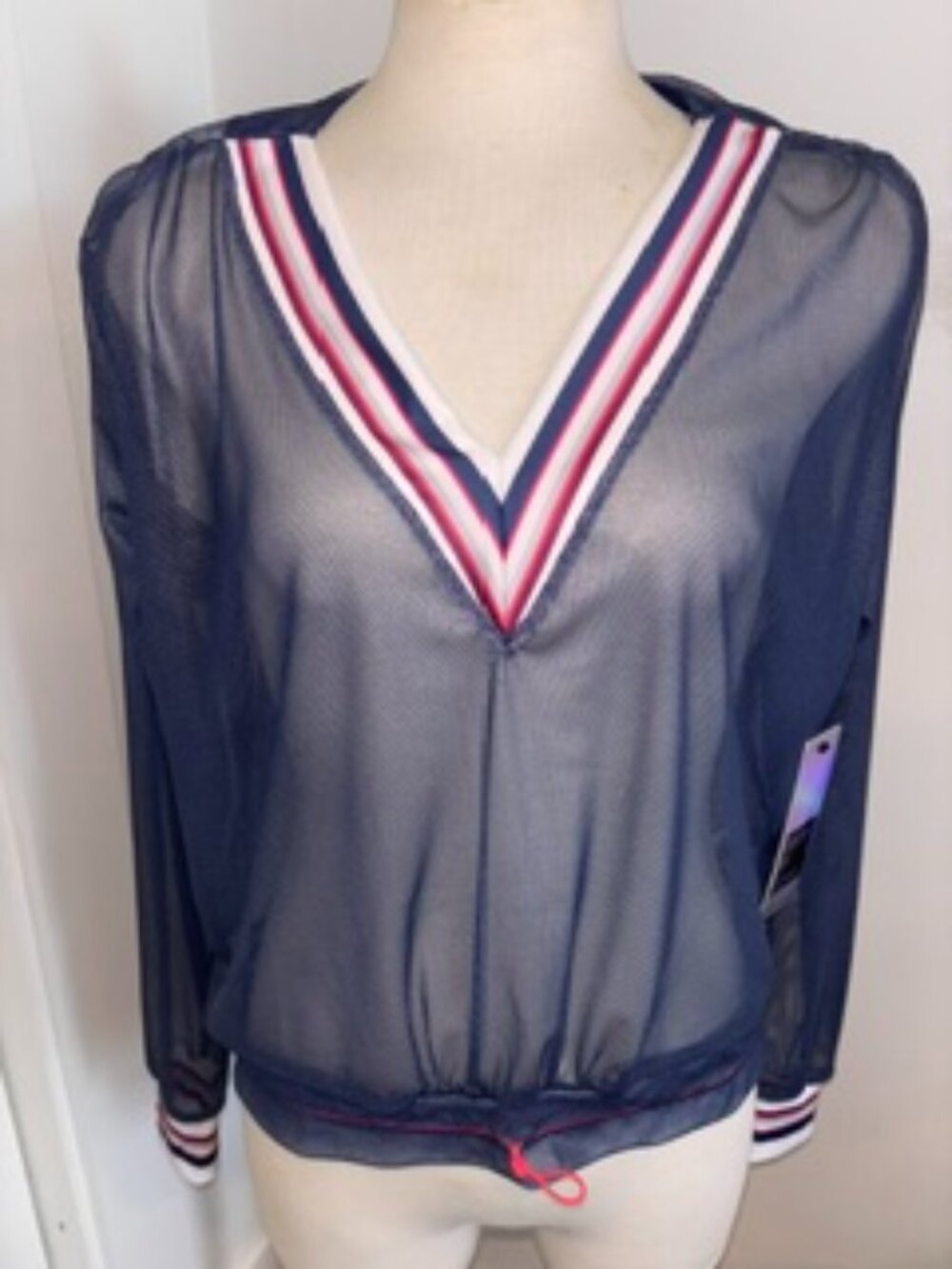 Lucky in Love Mesh PullOver
